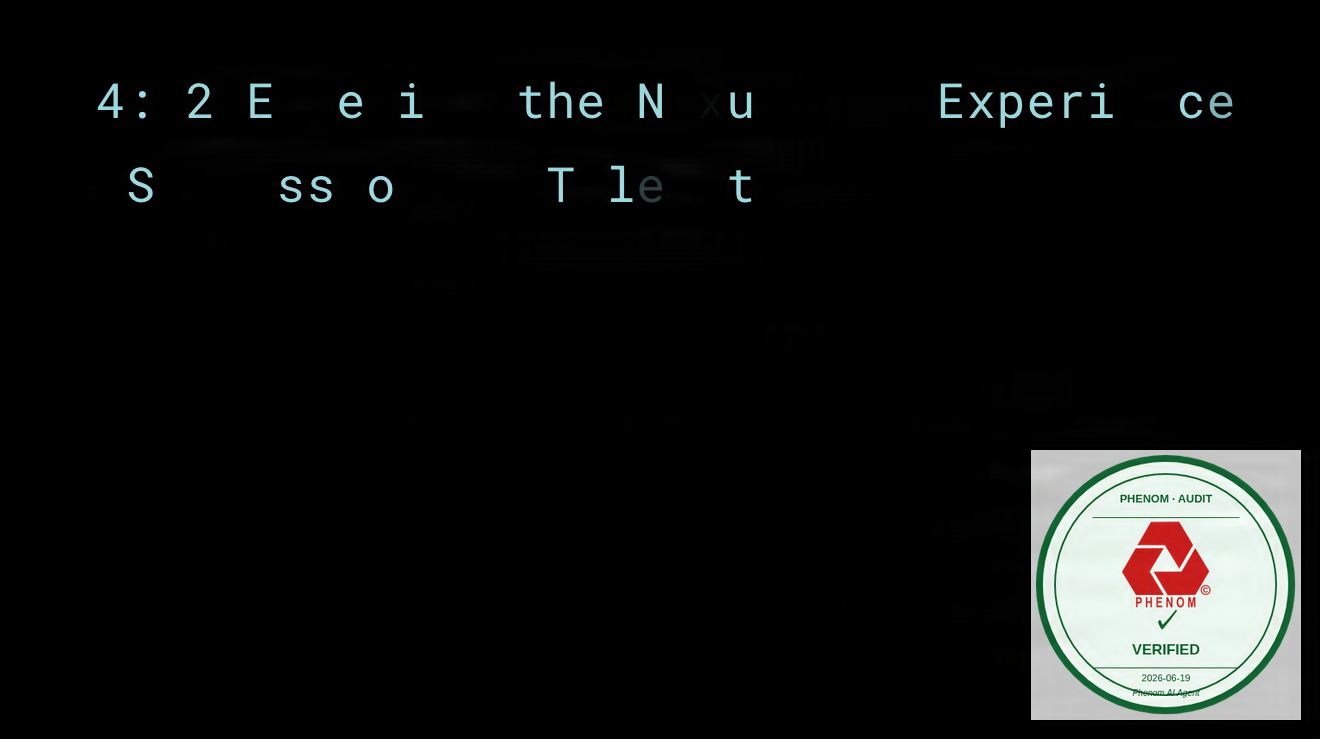 Audit stamp: Verified — 2026-06-19 — Phenom AI Agent